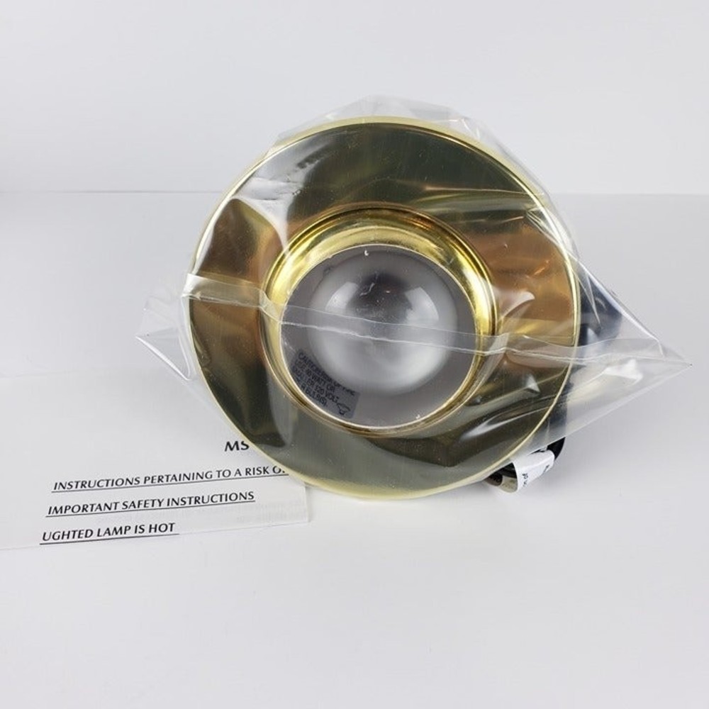 Rockler Polished Brass Incandescent Swivel Canister Light NEW - Picture 4 of 5